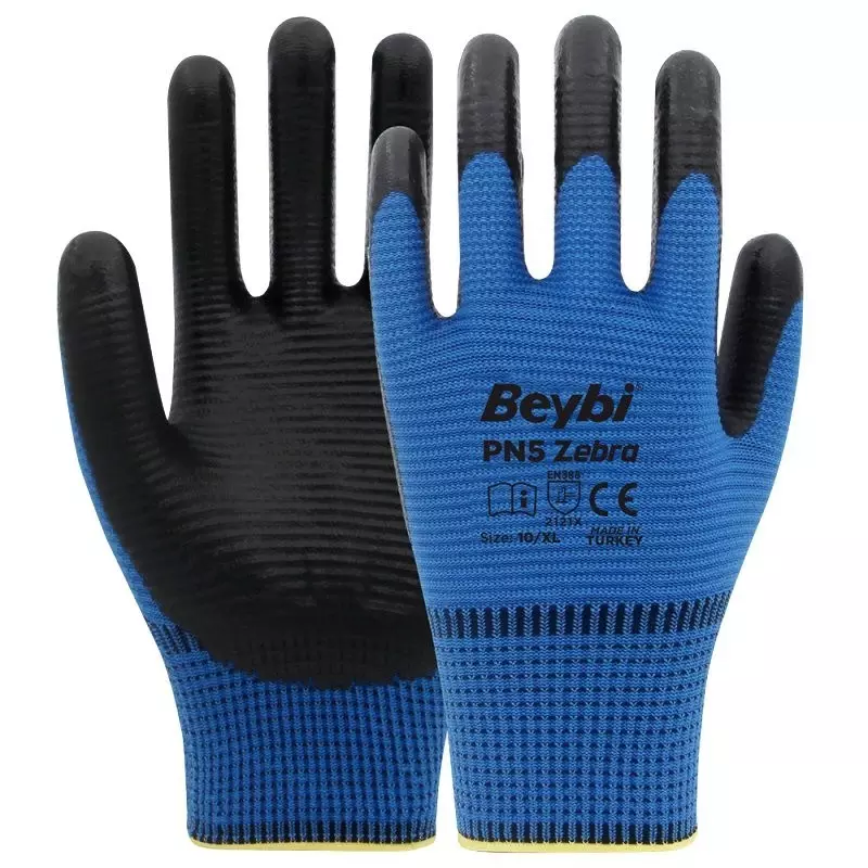 beybi-pn5-zebra-radne-rukavice-poliester-nitril-plava-novatex