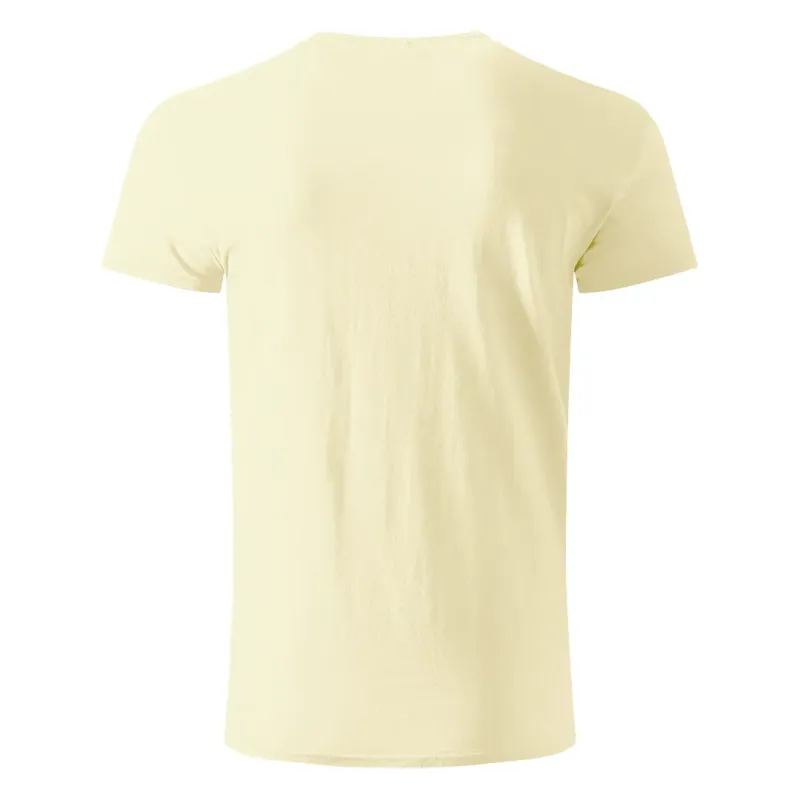EXPLODE TERRA MEN majica od organskog češljanog pamuka 150g m2 Svetlo žuta 3XL | Novatex DOO