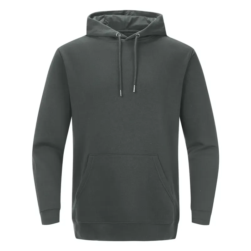 ABSOLUT HOODY – Muška dukserica sa kapuljačom od organskog pamuka Boja: Tamno Siva| Novatex DOO