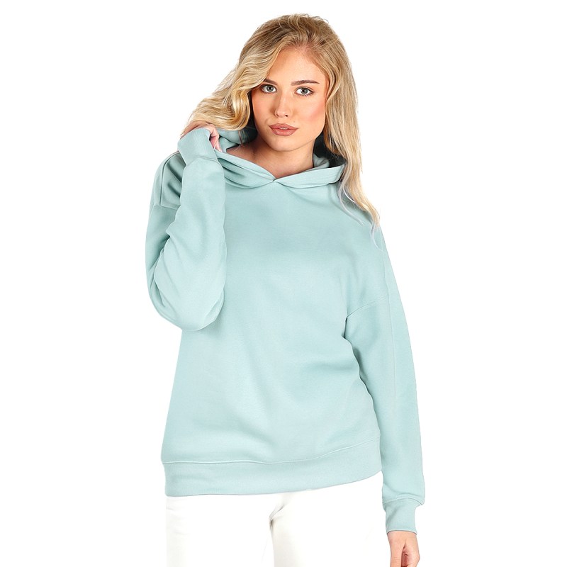 EXPLODE BIG HOODY - unisex široka dukserica sa kapuljačom od organskog pamuka 300 g/m2, više boja