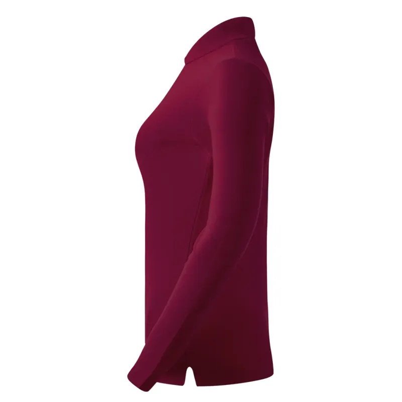 EXPLODE SUNNY LSL ženska pamučna polo majica dugih rukava 180 g m2 Bordo L | Novatex DOO
