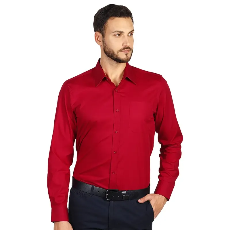 EXPLODE COMFORT LSL MEN muška pamučna košulja dugih rukava Crvena 3XL | Novatex DOO