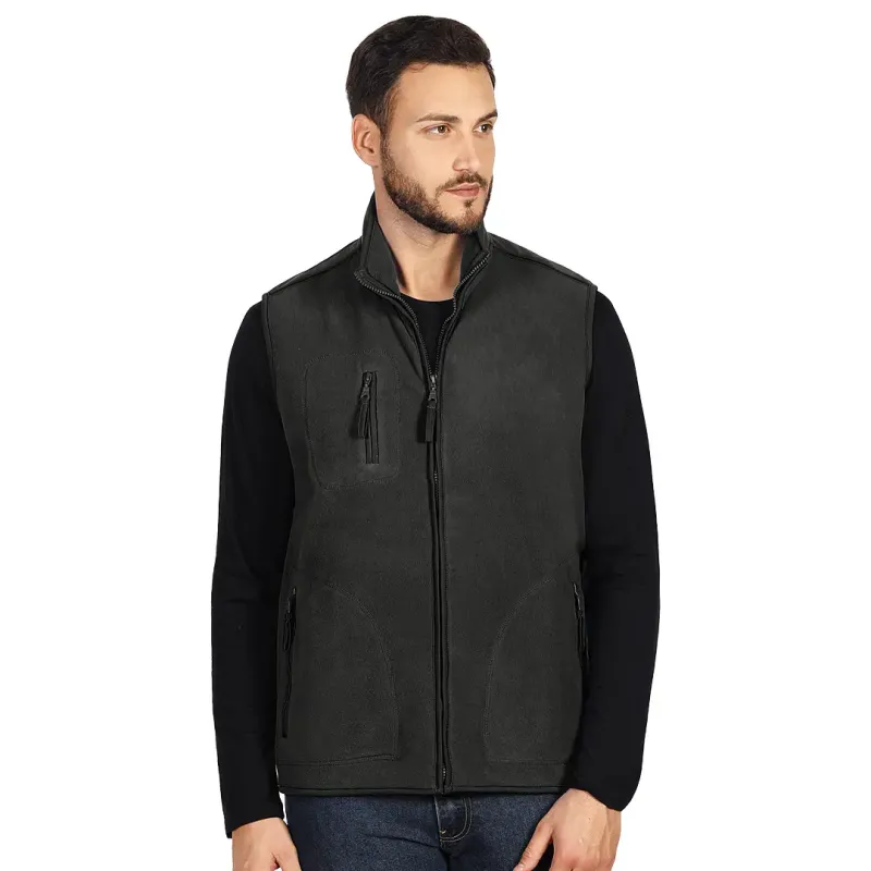 EXPLODE POLARIS VEST prsluk od brušenog polara 280 g m2 Tamno siva L | Novatex DOO