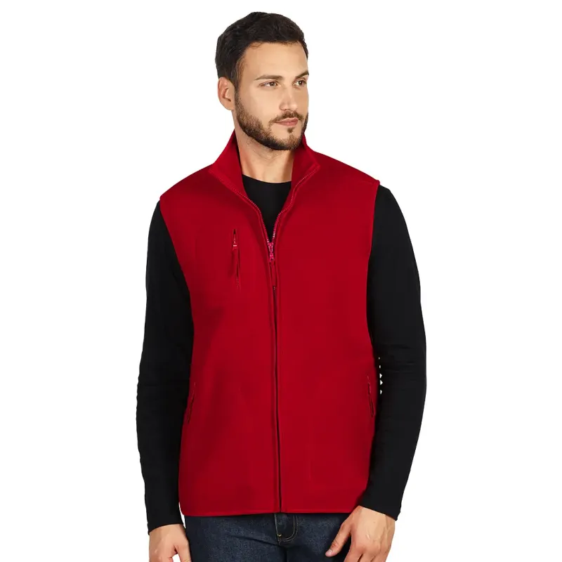 EXPLODE POLARIS VEST prsluk od brušenog polara 280 g m2 Crvena L | Novatex DOO