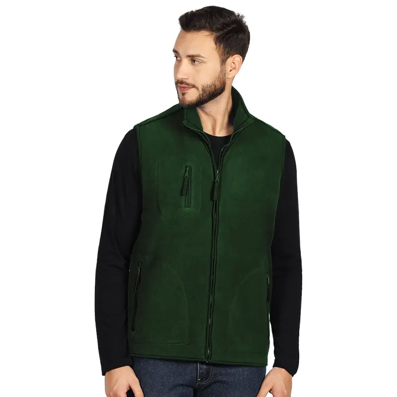 EXPLODE POLARIS VEST prsluk od brušenog polara 280 g m2 Zelena L | Novatex DOO