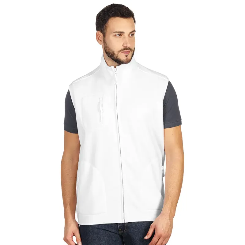 EXPLODE POLARIS VEST prsluk od brušenog polara 280 g m2 Bela L | Novatex DOO