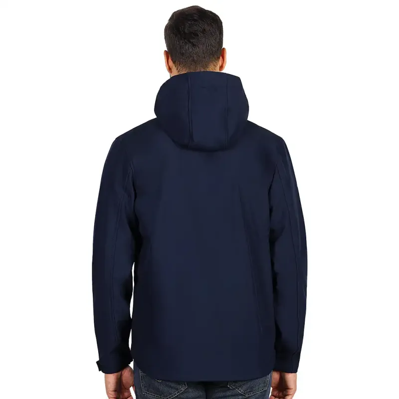 EXPLODE PROTECT MEN softshell jakna sa skidajućom kapuljačom Plava 3XL | Novatex DOO