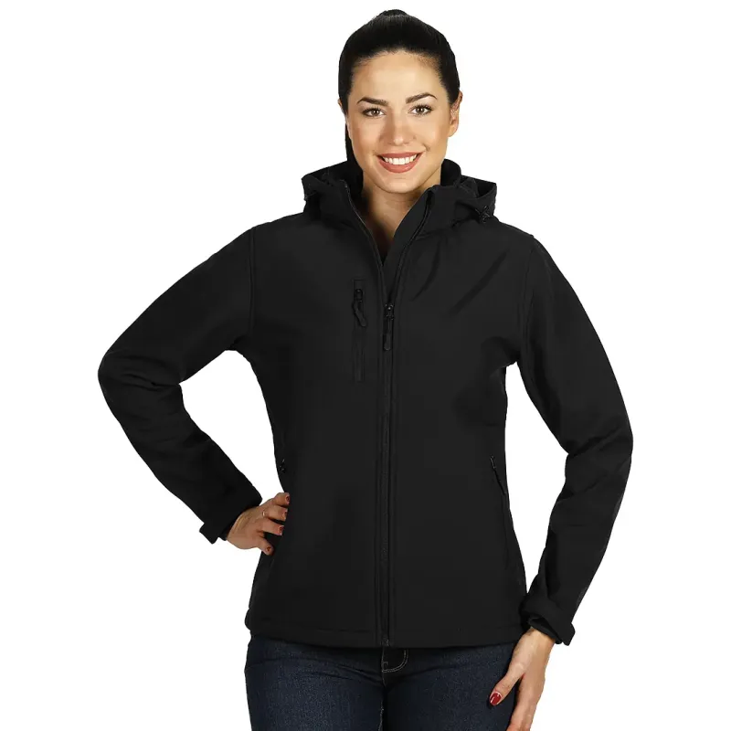 EXPLODE PROTECT WOMEN ženska softshell jakna sa skidajućom kapuljačom Crna L | Novatex DOO
