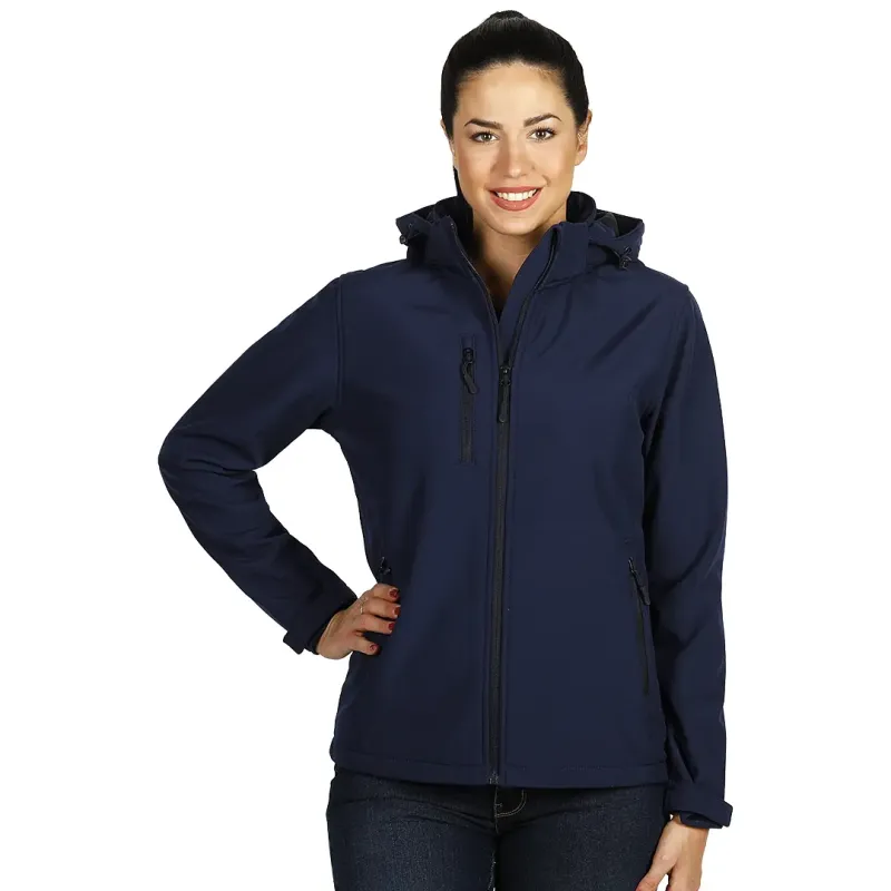 EXPLODE PROTECT WOMEN ženska softshell jakna sa skidajućom kapuljačom Plava L | Novatex DOO