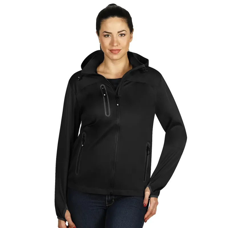 EXPLODE RIDER WOMEN ženska softshell jakna sa kapuljačom Crna L | Novatex DOO