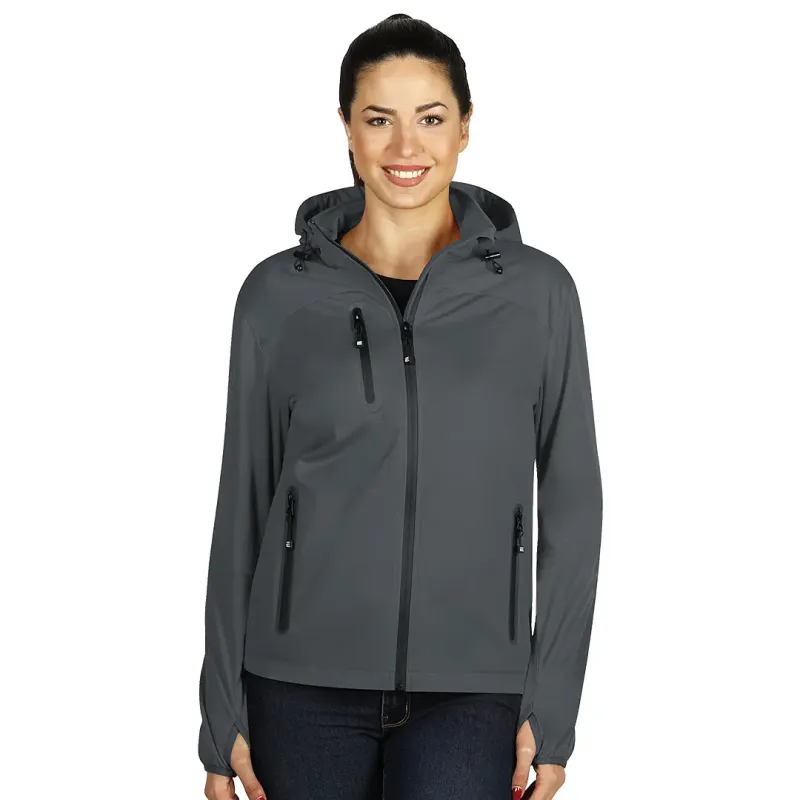 EXPLODE RIDER WOMEN ženska softshell jakna sa kapuljačom Tamno siva L | Novatex DOO