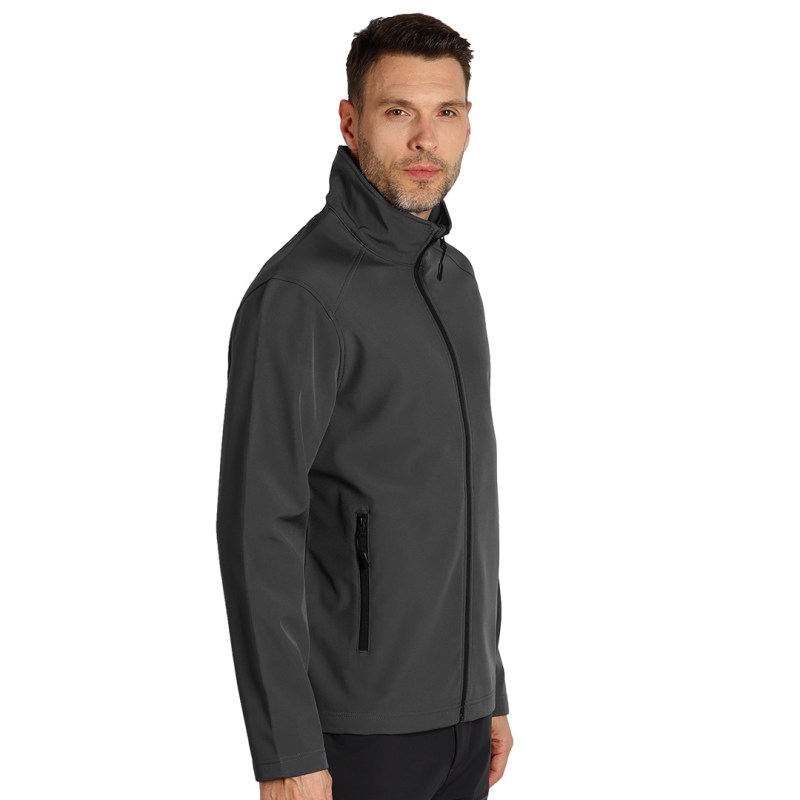 EXPLODE BEST NEO - muška softshell jakna 280 g/m2, crna, tamno siva, plava i crvena
