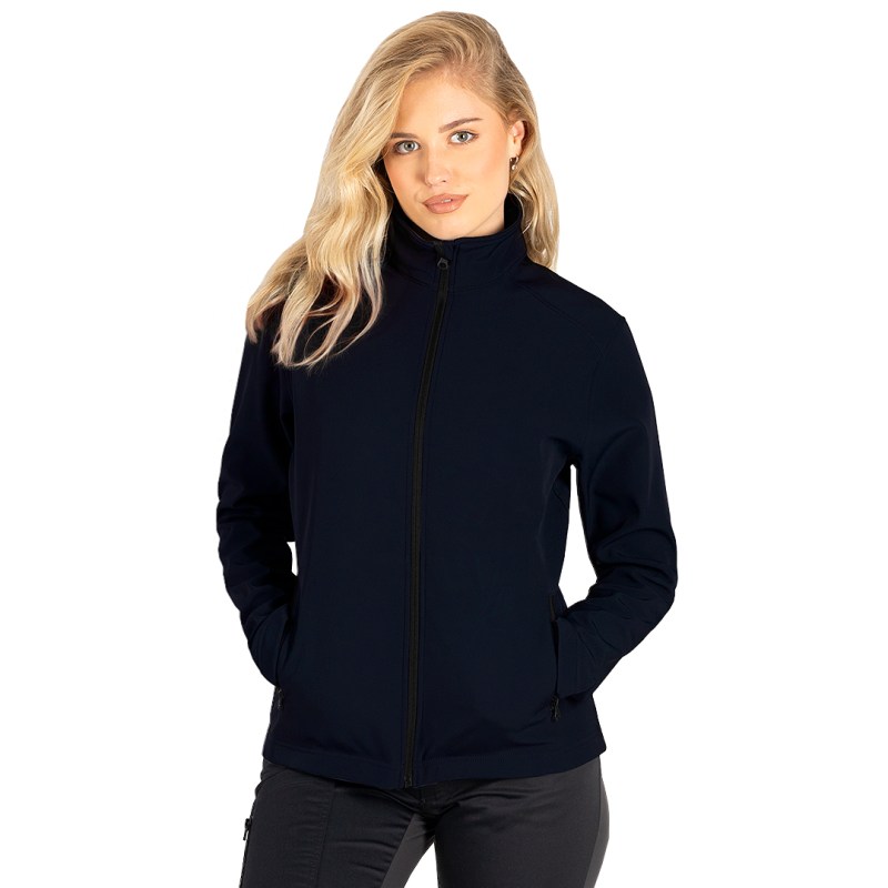 EXPLODE BEST NEO WOMEN - ženska softshell jakna 280 g/m2, crna, tamno siva, plava i crvena