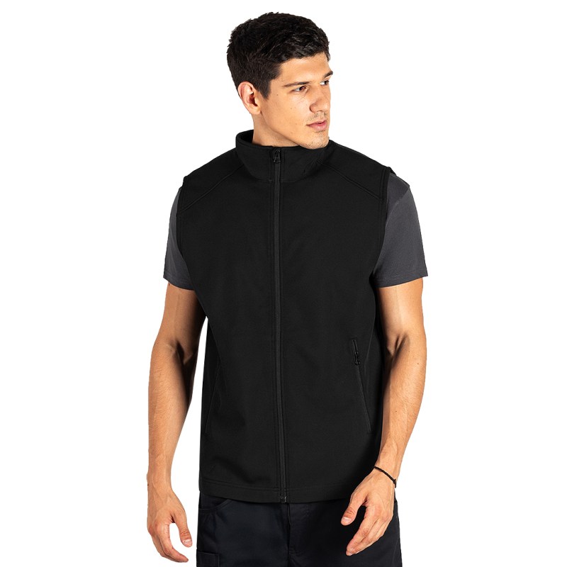 EXPLODE BEST NEO VEST - unisex softshell prsluk 280 g/m2, crna, tamno siva, plava i crvena