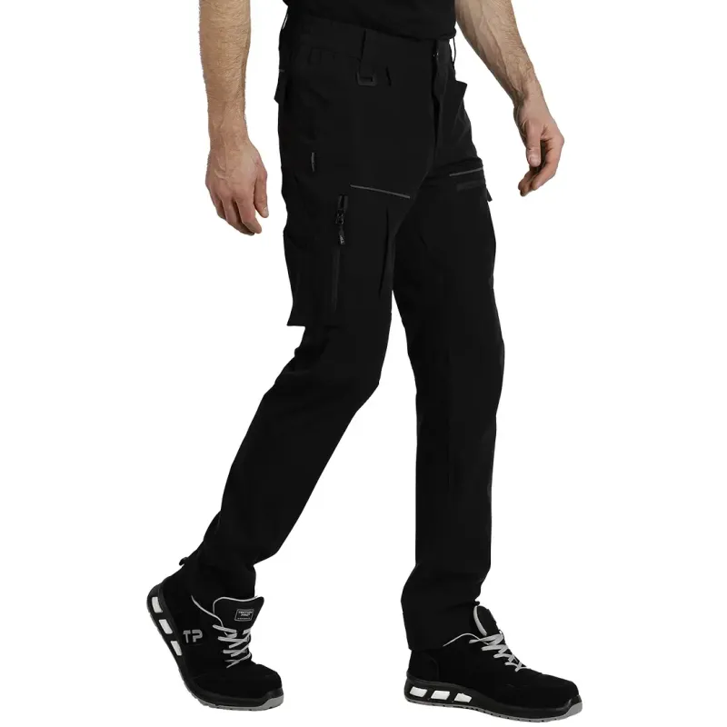 PANTHER PANTS S Elastične radne pantalone, Boja: Crna| Novatex DOO