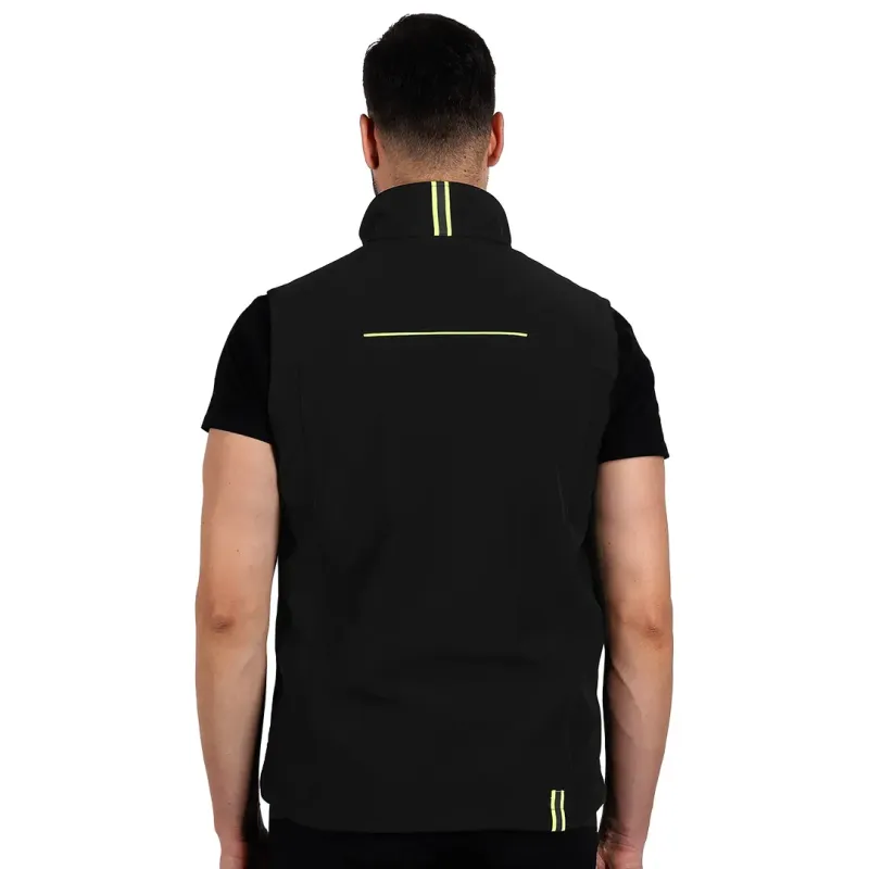 PANTHER VEST Muški softshell prsluk, Boja: Neon žuta| Novatex DOO