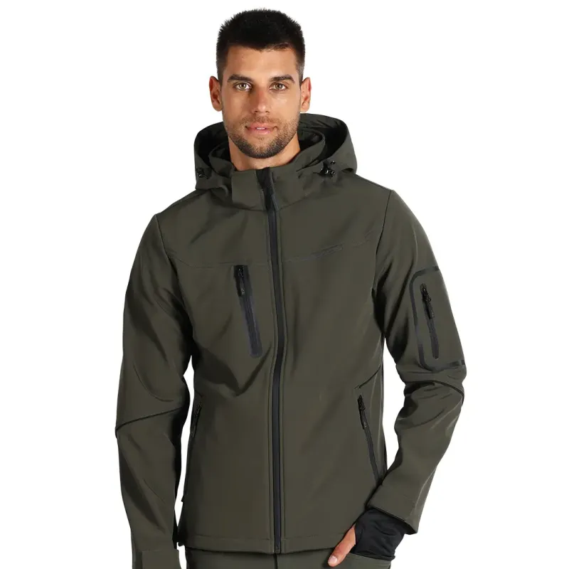 TEKTON PRO PANTHER JACKET softshell jakna sa kapuljačom Maslinasta 3XL | Novatex DOO