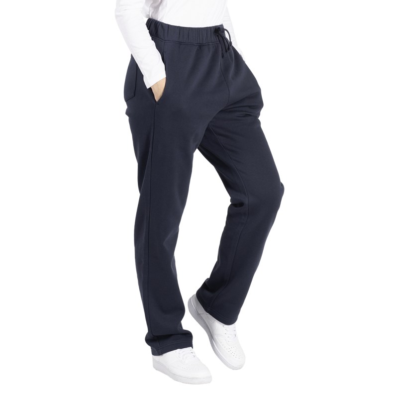 Explode FLAT TRACK PANTS - unisex donji deo trenerke, crna i plava boja, 280 g/m2, brušeni futer