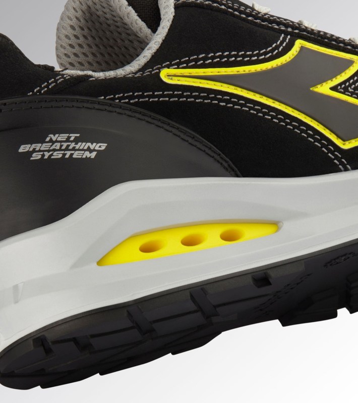 Diadora Run Net Airbox Low S3S - plitke zaštitne cipele od suede kože sa aluminijumskom kapicom