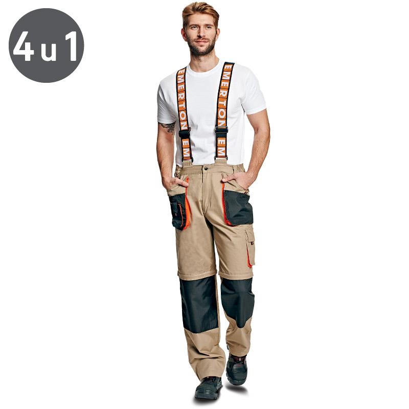 Emerton Summer Pantalone Sa Tregerima 4 U 1 Work Clothes Summer Pants PPE Novatex
