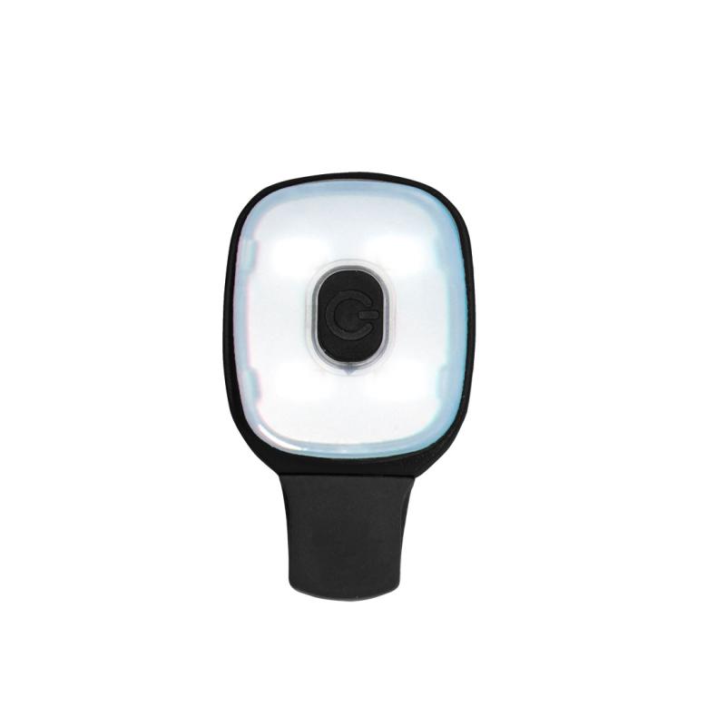 Portwest HV12 USB punjiva lampa sa zakačkom – crna LED radna lampa
