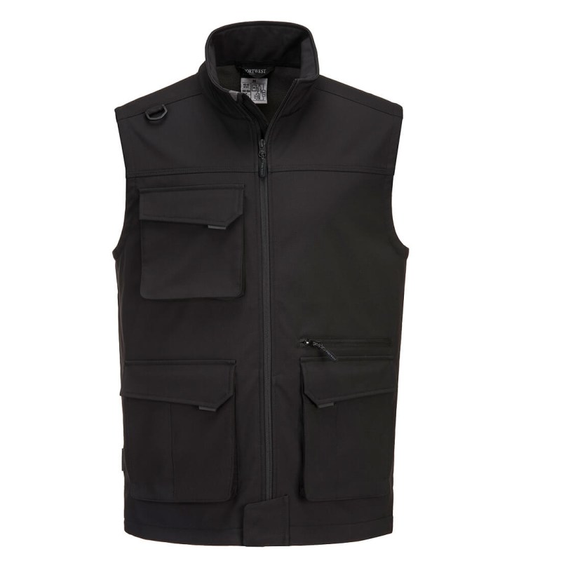 Portwest KX363 - KX3 Softshell Bodywarmer (3L) crni radni prsluk