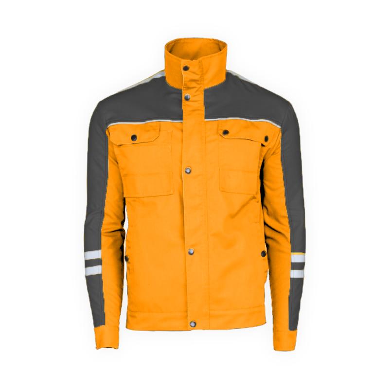 Novatex Hiperon Radna Bluza Hv Narandzasta Tamno Siva 01 02