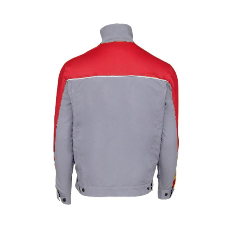 Novatex Hiperon Radna Bluza Svrtlo Siva Crvena 01 04