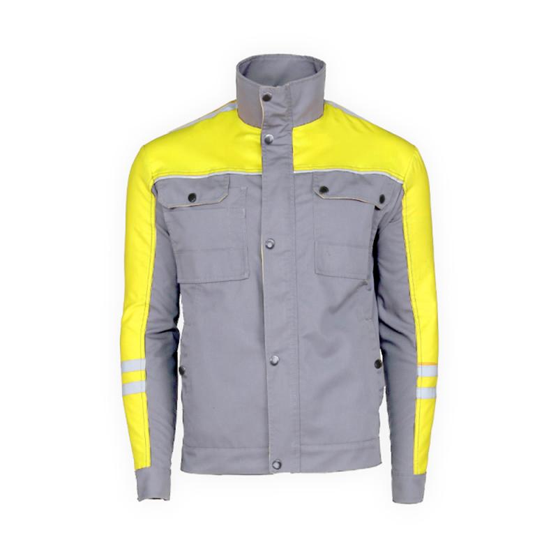 Novatex Hiperon Radna Bluza Svrtlo Siva Hv Zuta 02