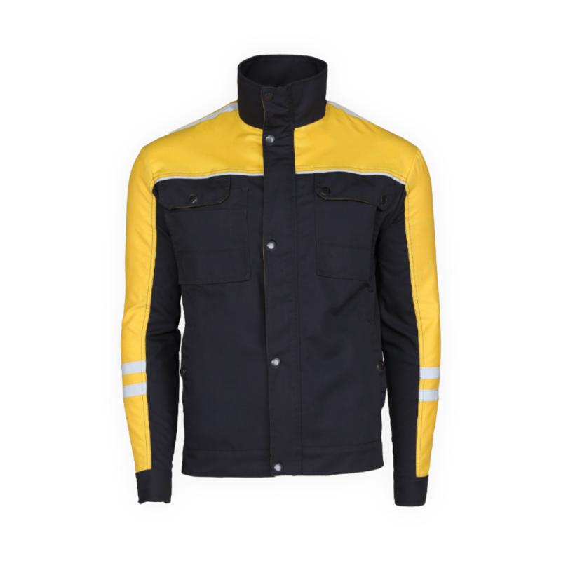 Novatex Hiperon Radna Bluza Tamno Siva Zuta 02