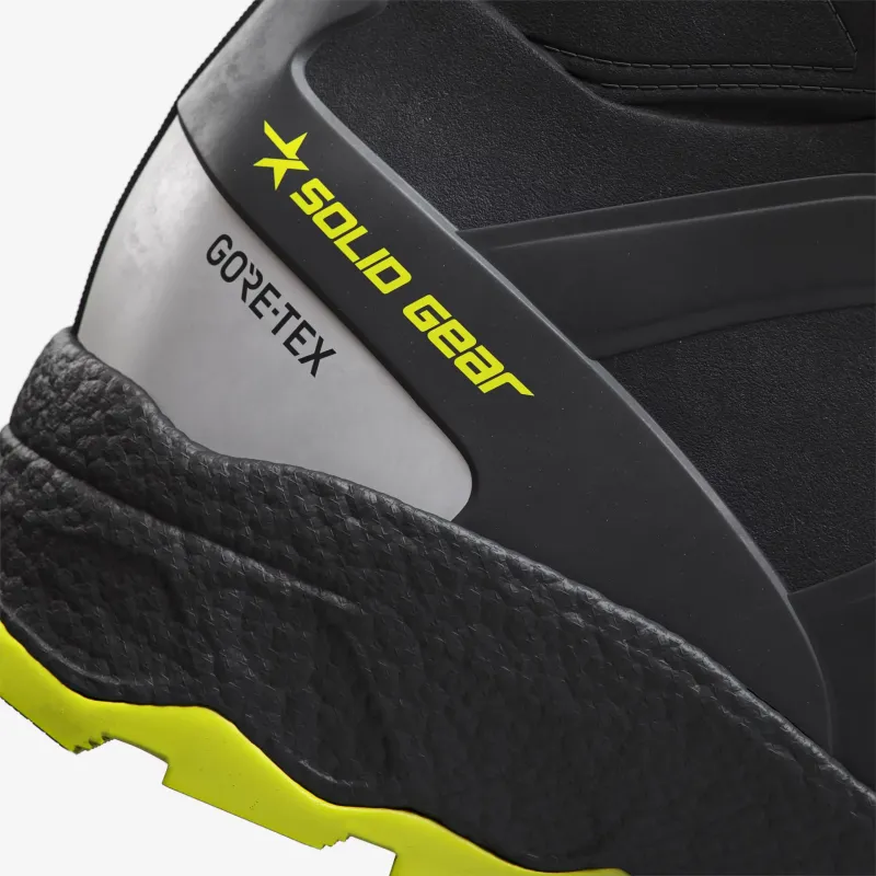 Solid Gear Prime GTX Mid S3 WR HRO ESD - duboke zaštitne cipele, crna i žuta boja, GORE-TEX i BOA sistem
