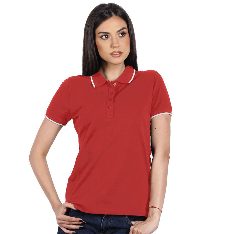 Atlantic Lady Zenska Polo Majica Crvena