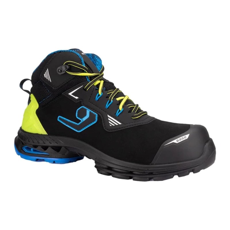 Base Boston S3S – B1712A duboke zaštitne cipele, crno/plave