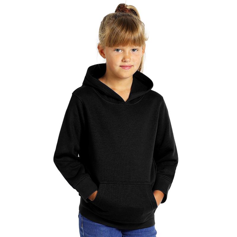 Champ Kid Decja Dukserica Sa Kapuljacom Crna 2