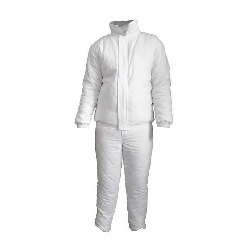 MOROZ termo HACCP ženska bluza – radna ženska bluza bela boja za hladne uslove rada