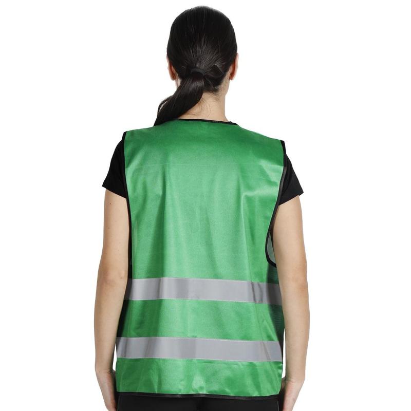 Glow Color Radni Prsluk Visoka Vidljivost Zelena 3