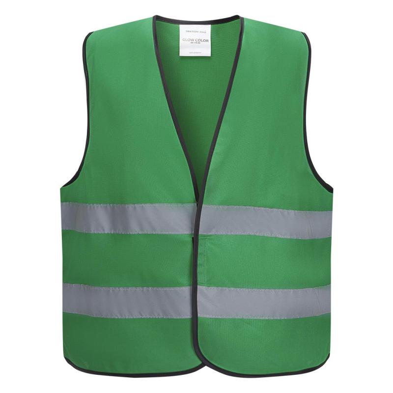 Glow Color Radni Prsluk Visoka Vidljivost Zelena 4