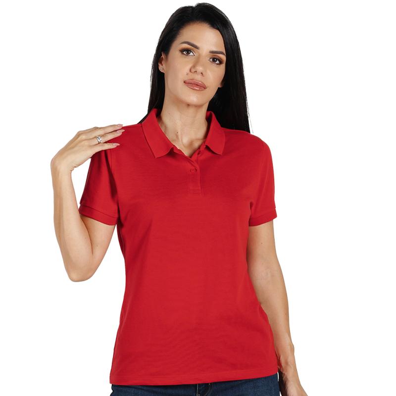 Go Green Lady Zenska Polo Majica Boja Tamno Crvena