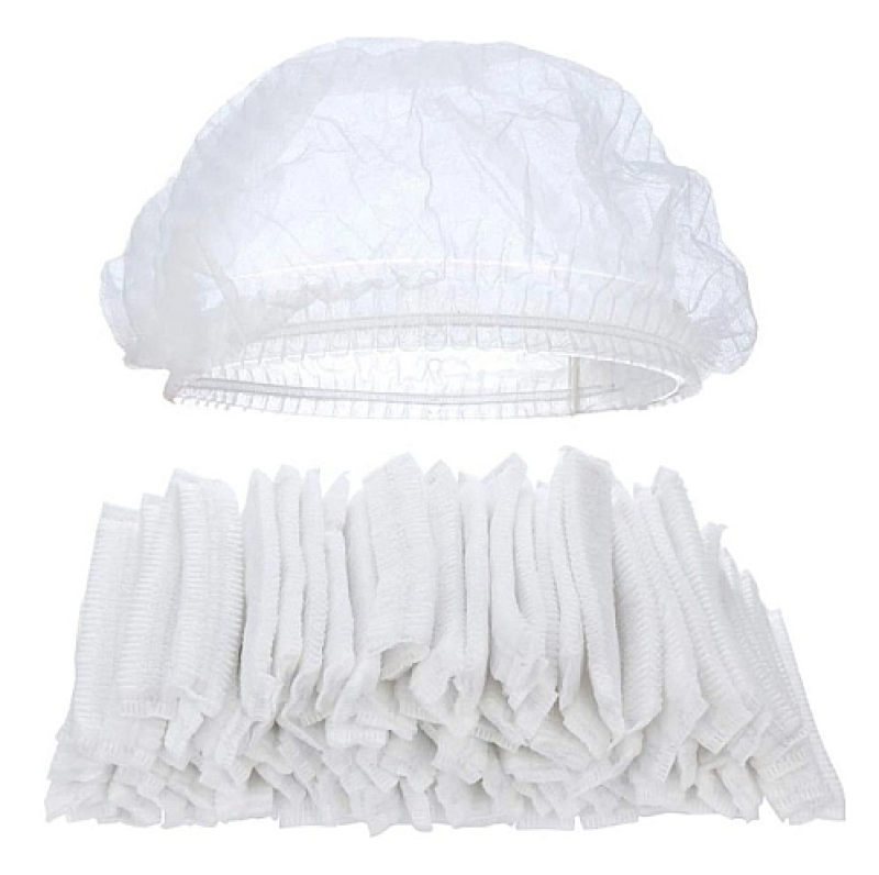 Jednokratne kape 100/1 – bela higijenska kapa za kosu (Novatex)