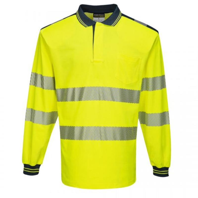 Polo Majica Hi Vis Zuto Teget Zuto Teget 1