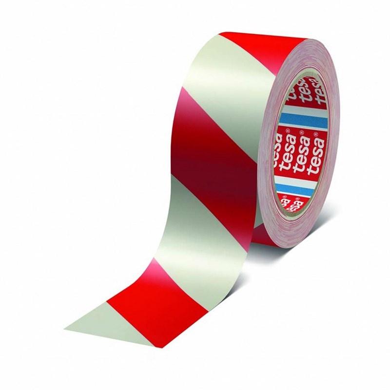 tesa-60760-floor-marking-tape-redwhite